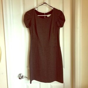 Black & Charcoal Mini Dress